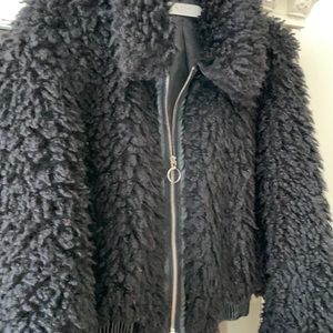 Black Phoenix Faux Fur Jacket